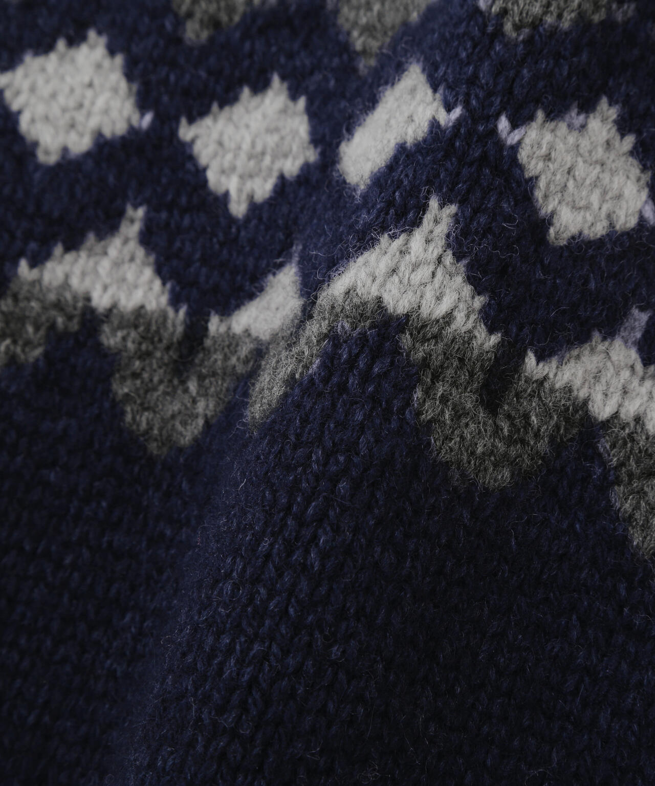WOOL CASHMERE SILK FAIRISLE KNITWEAR