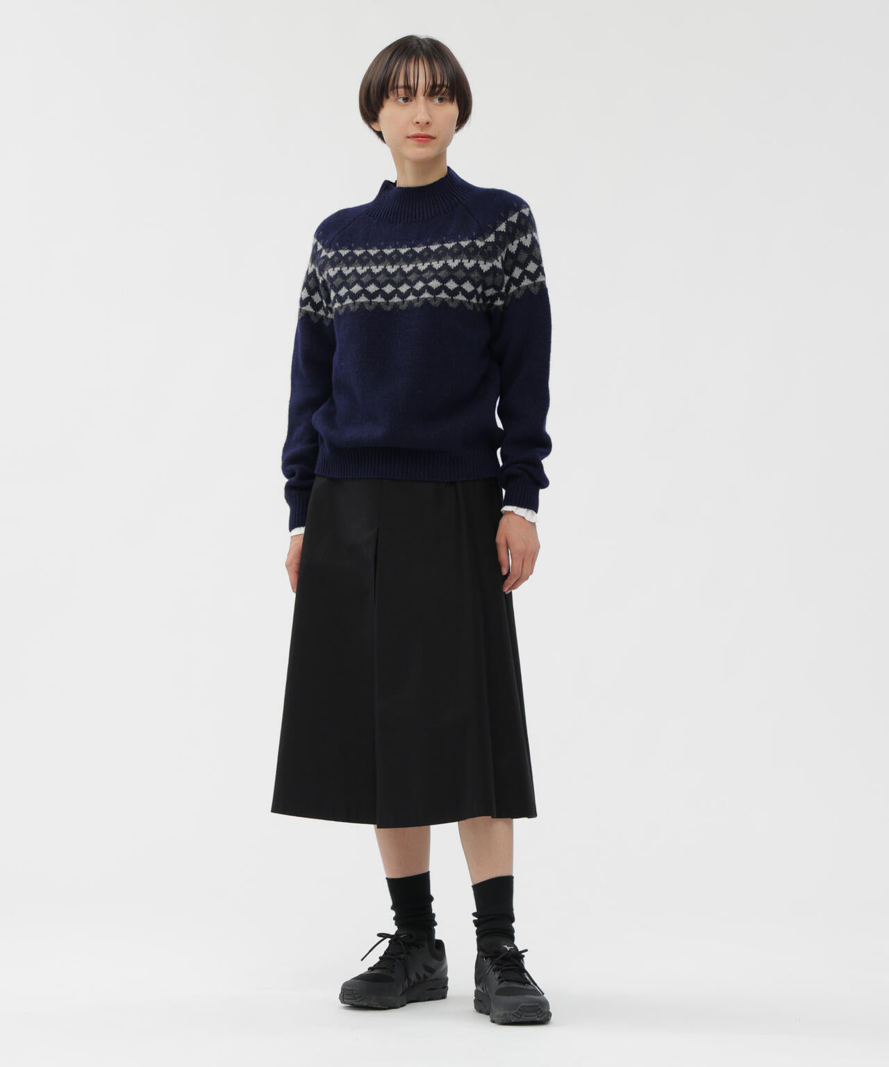 WOOL CASHMERE SILK FAIRISLE KNITWEAR