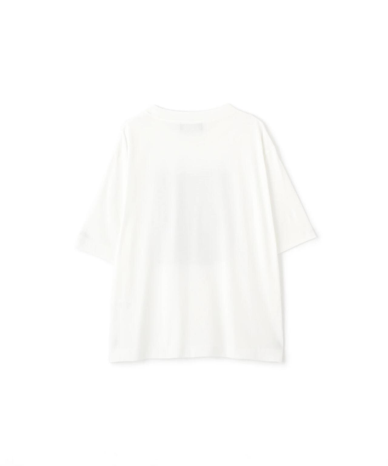 COLLAGE PRINT COTTON JERSEY TOP