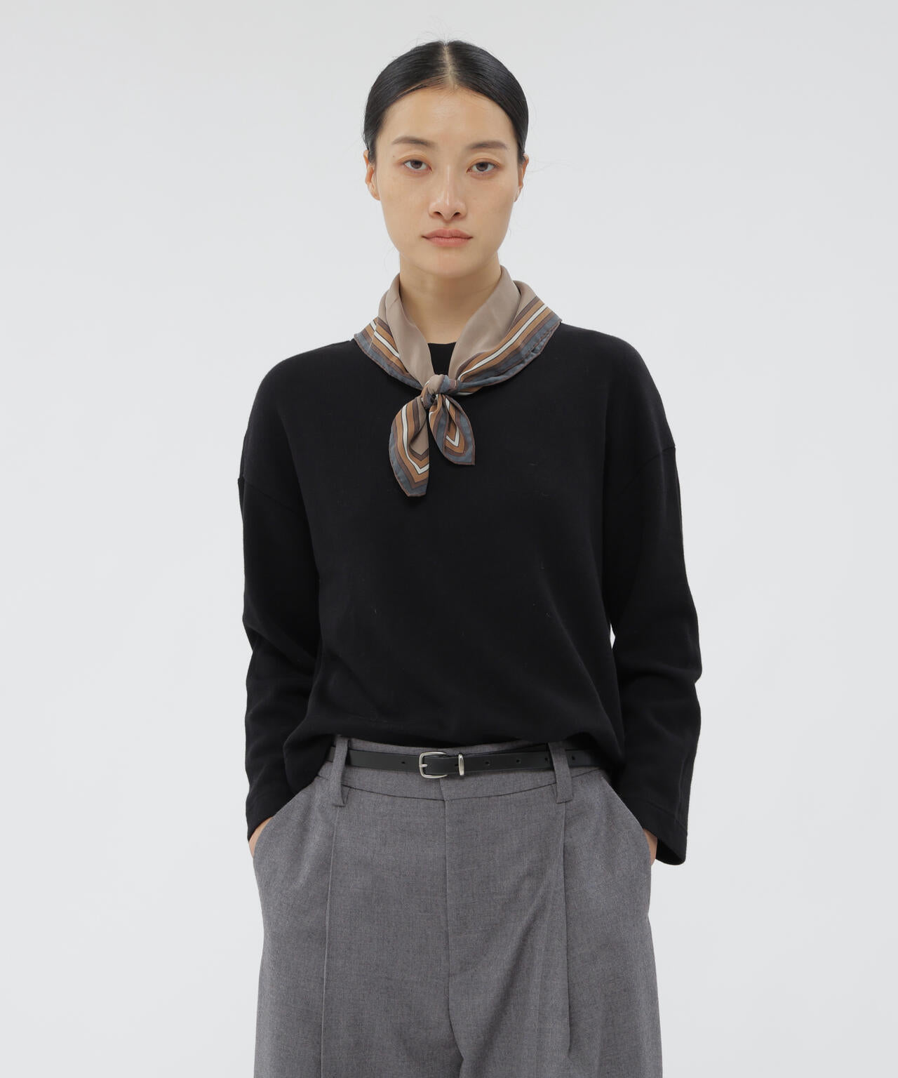 COTTON WOOL JERSEY TOP | MARGARET HOWELL（マーガレット