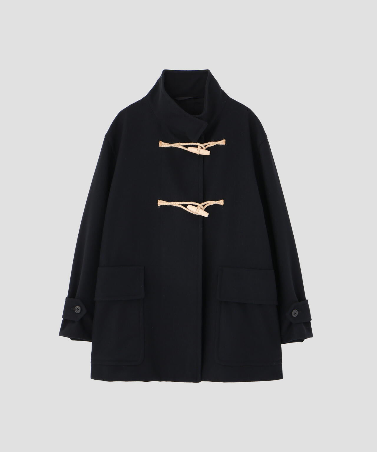 LIGHT FLANNEL WOOL COAT