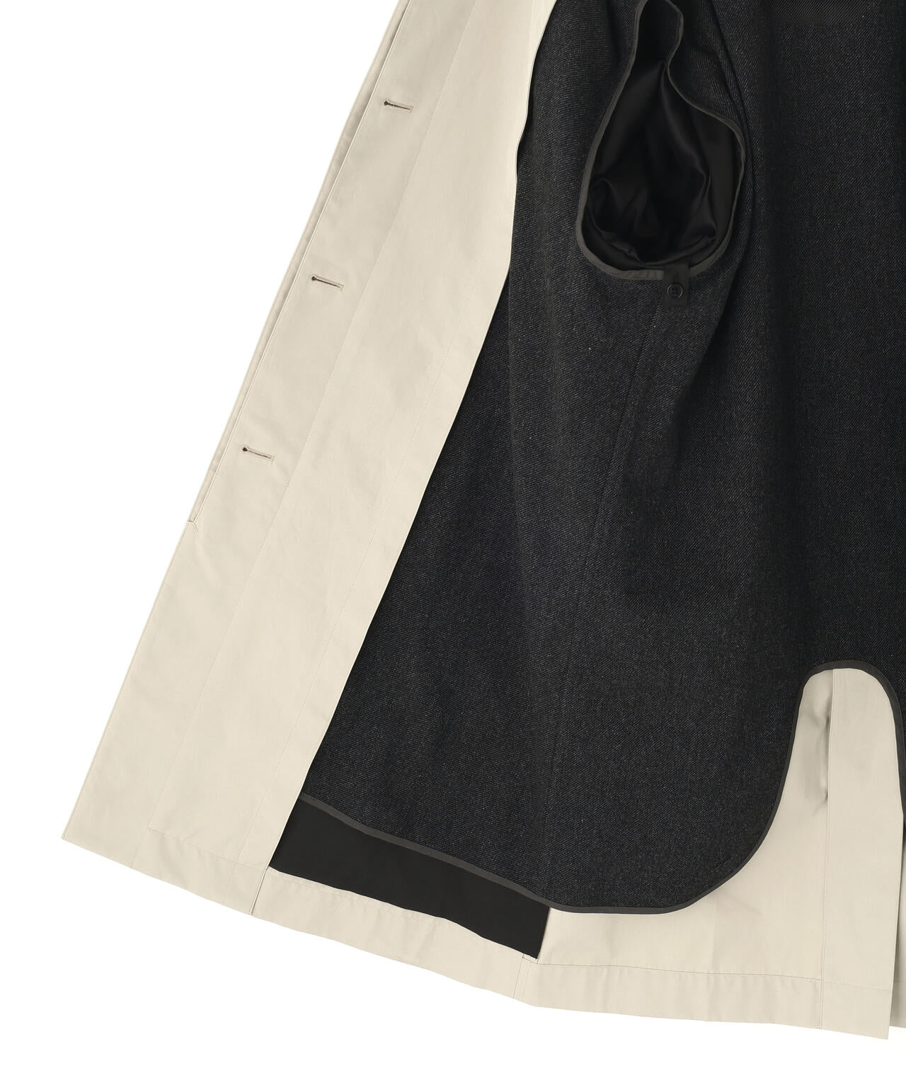 DENSE COTTON POPLIN COAT