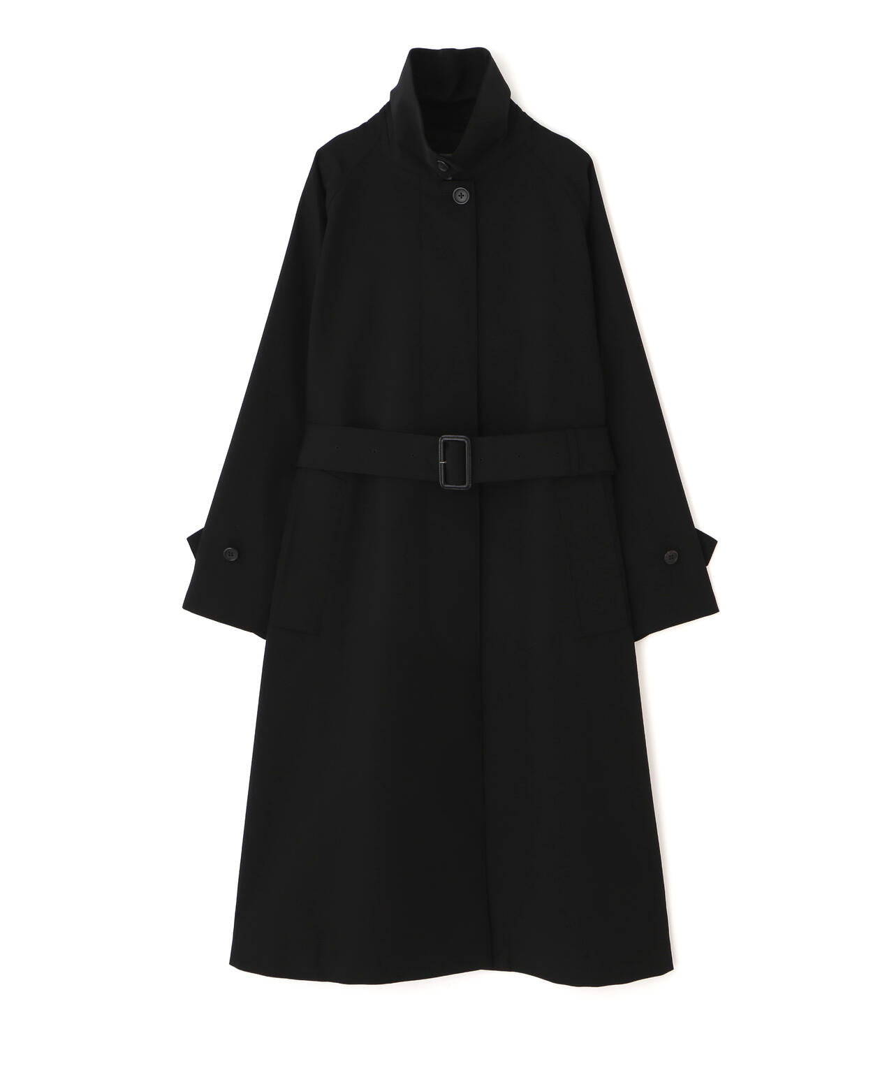 WOOL POPLIN COAT