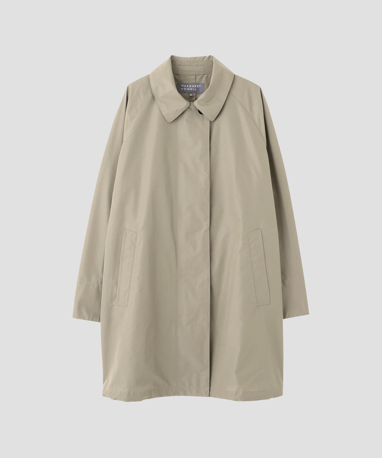 DENSE COTTON NYLON POPLIN COAT