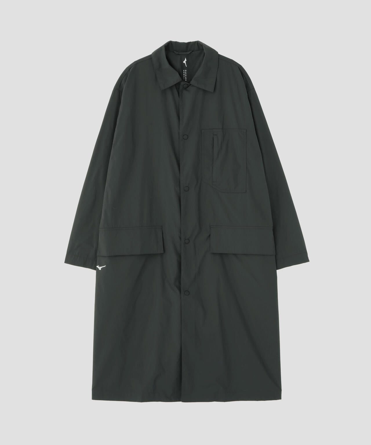 RECYCLED NYLON COMPACT RIPSTOP COAT