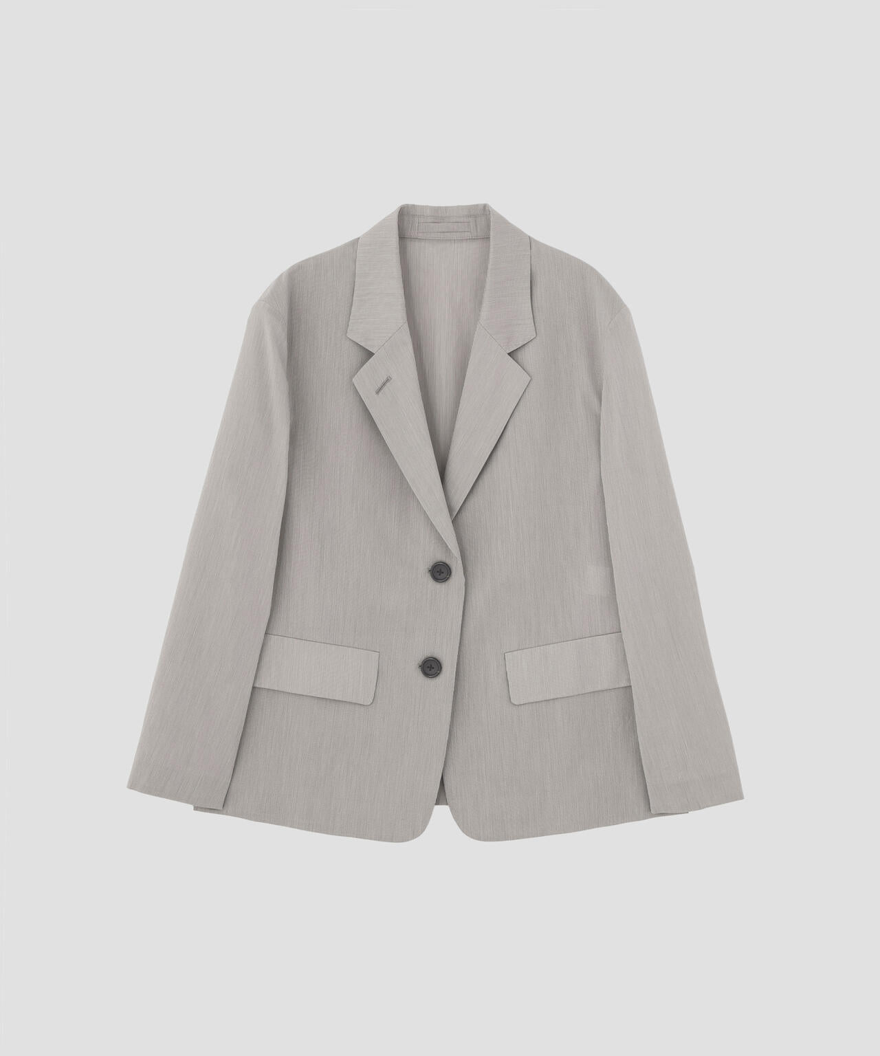 FINE STRIPE COTTON SILK JACKET