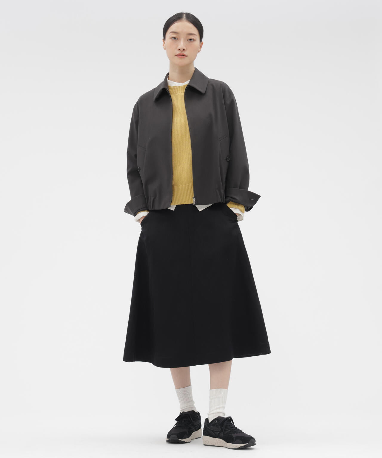 TWISTED WOOL BLOUSON