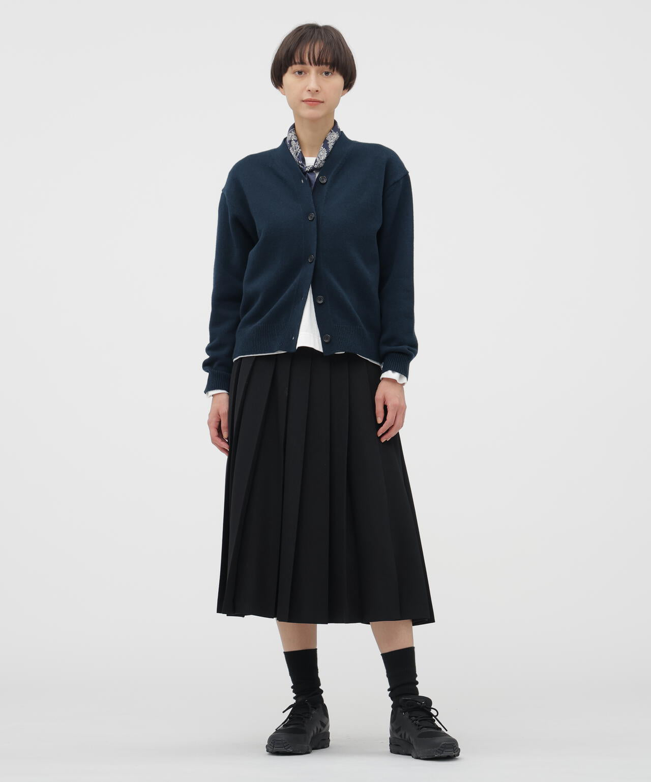 BARATHEA WOOL BLEND SKIRT