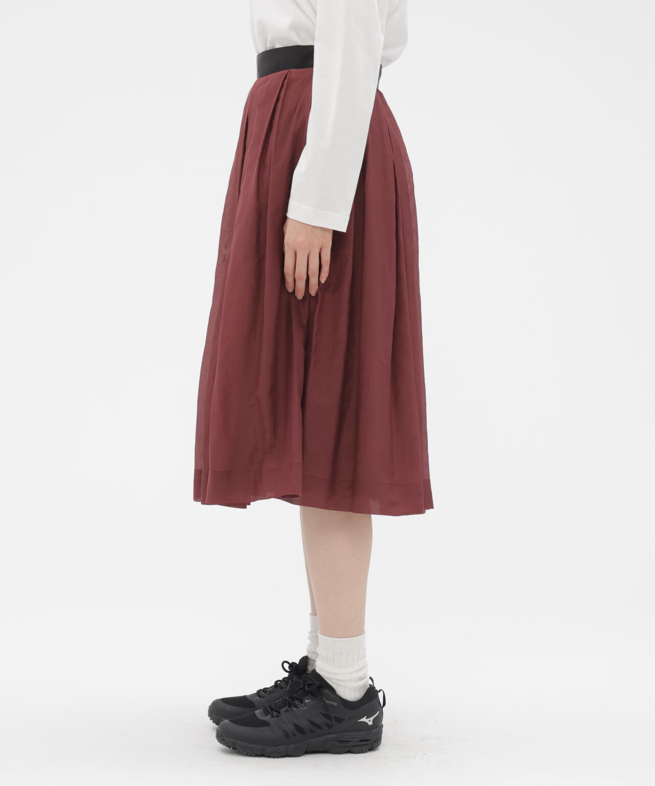 SHEER COTTON SILK SKIRT