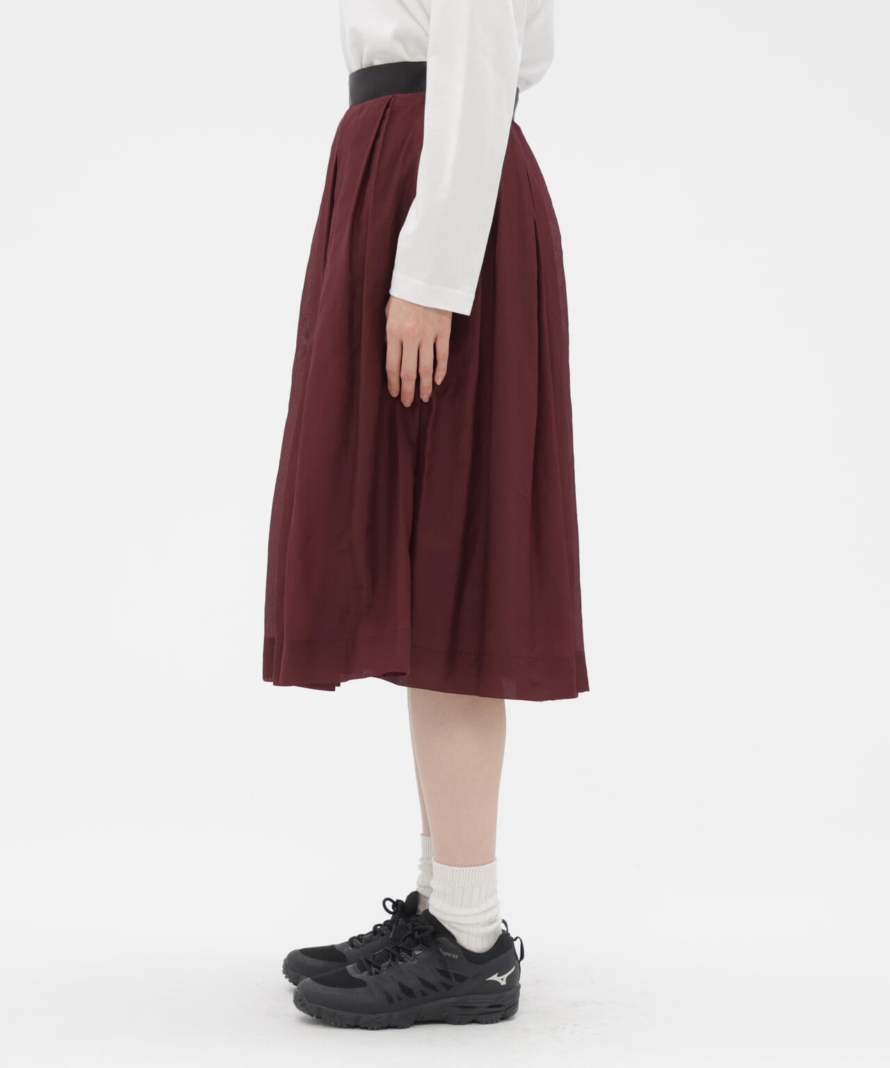 SHEER COTTON SILK SKIRT