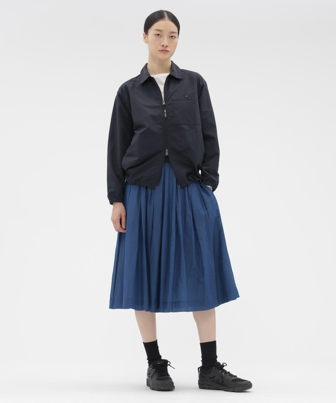 SHEER COTTON SILK SKIRT