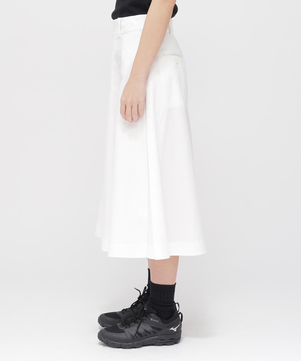 STIFF COTTON TWILL SKIRT