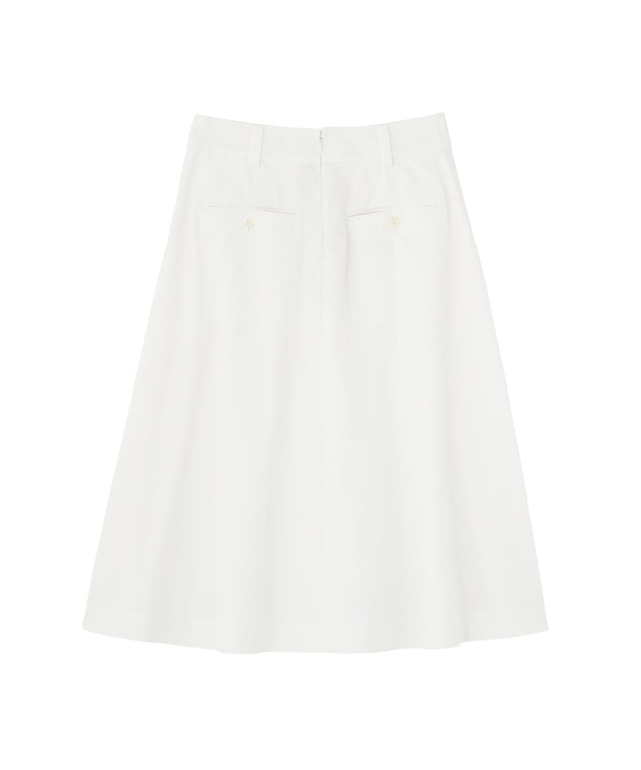 STIFF COTTON TWILL SKIRT