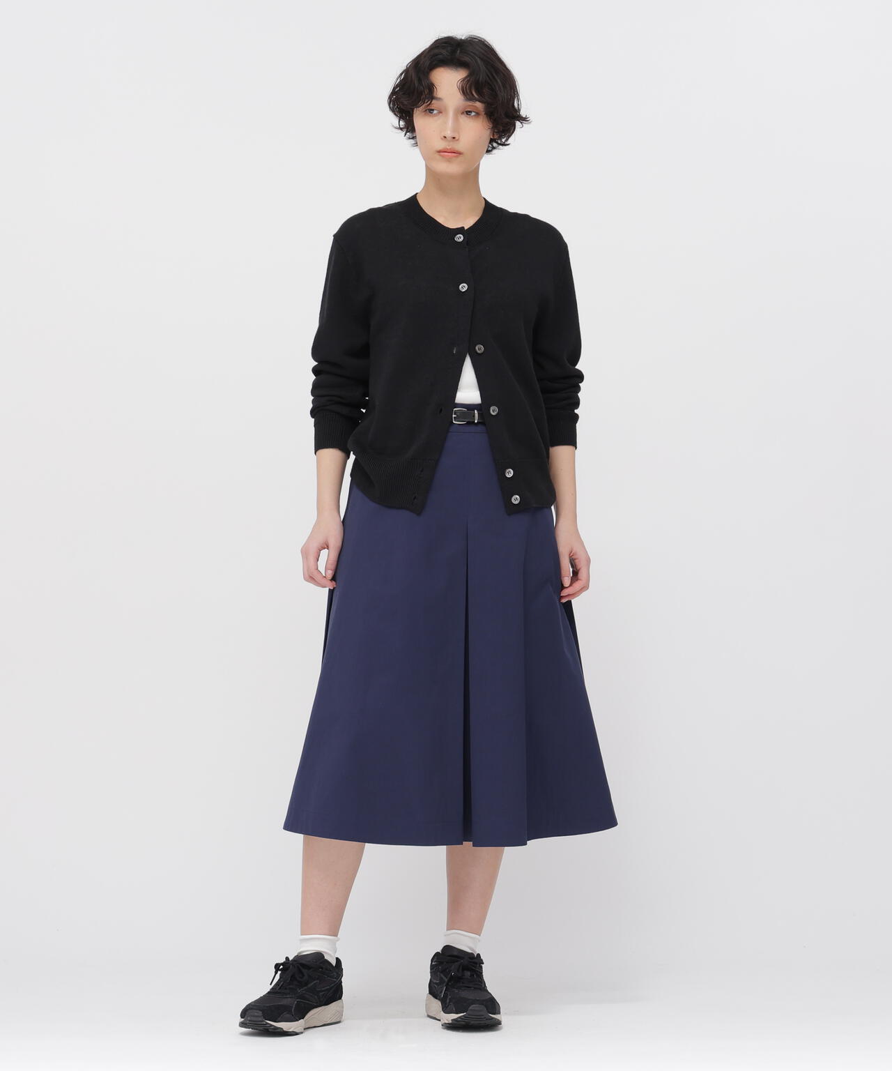 STIFF COTTON TWILL SKIRT