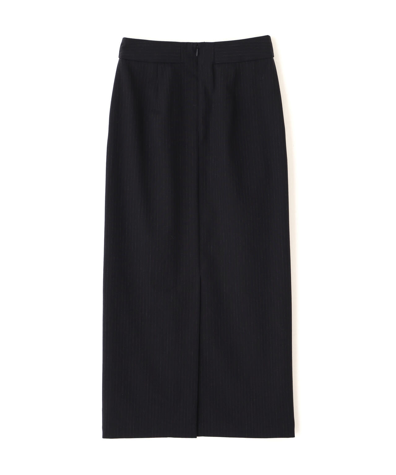 SUBTLE STRIPE WOOL SKIRT