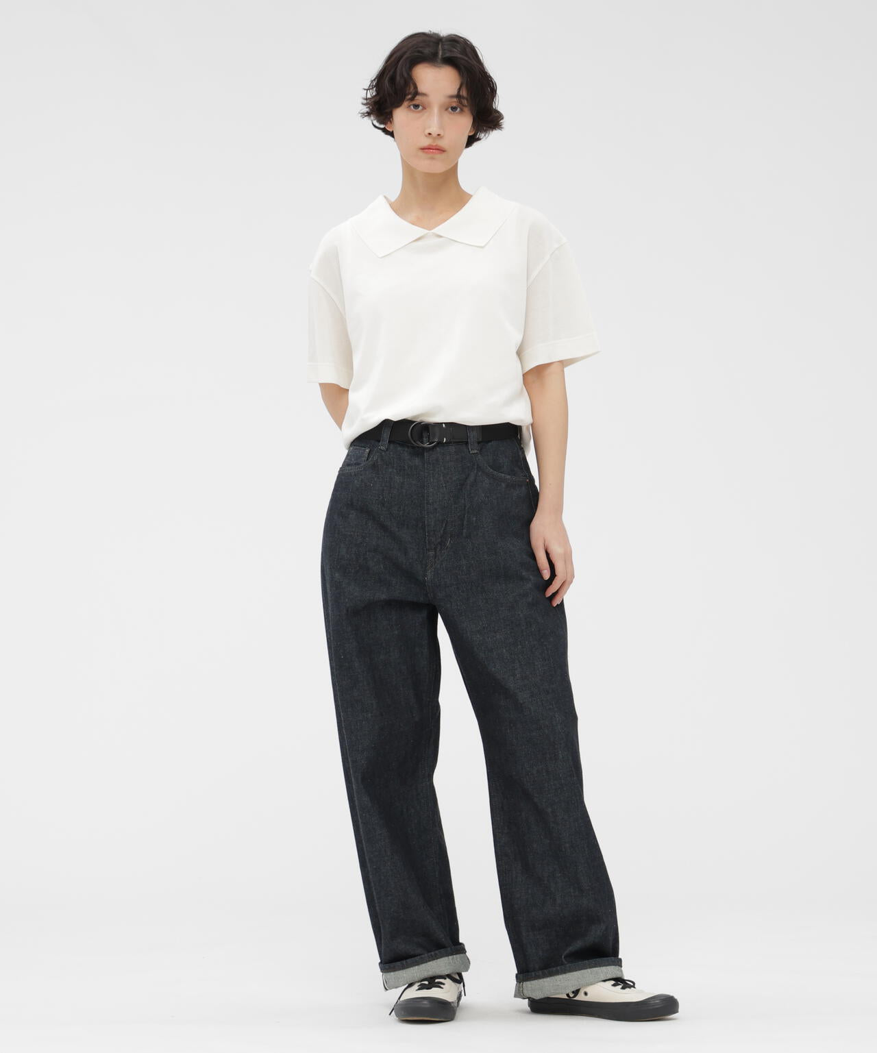 LIGHT DENIM TROUSERS