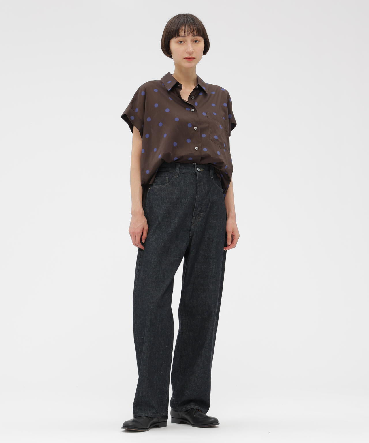 LIGHT DENIM TROUSERS
