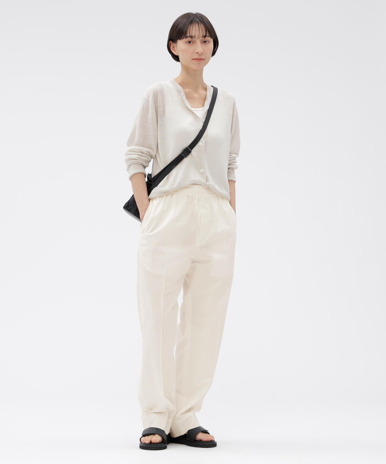 LIGHT COTTON TWILL TROUSERS
