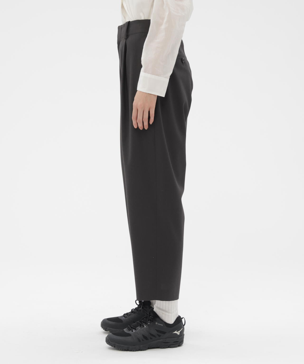 TWISTED WOOL TROUSERS