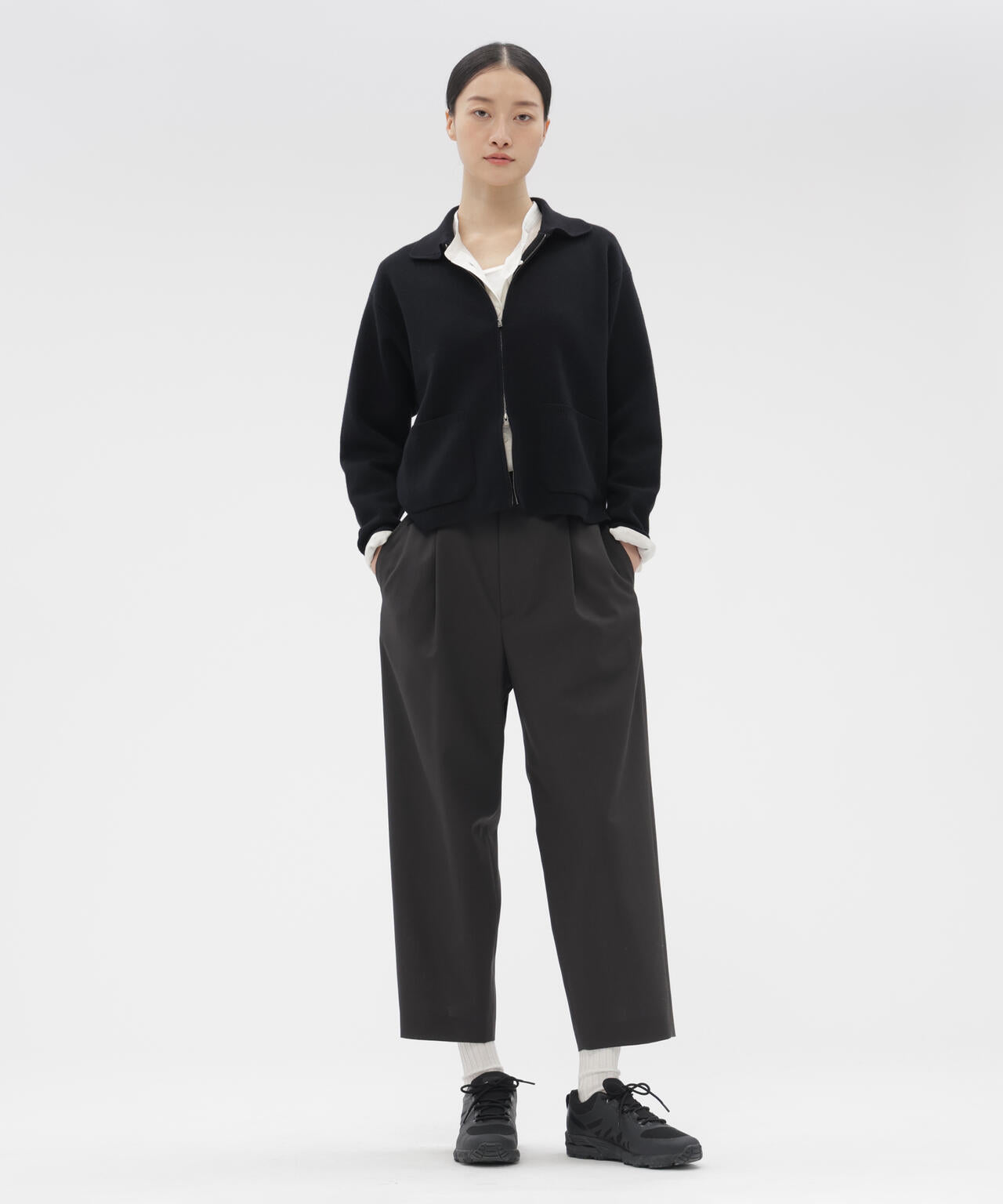TWISTED WOOL TROUSERS