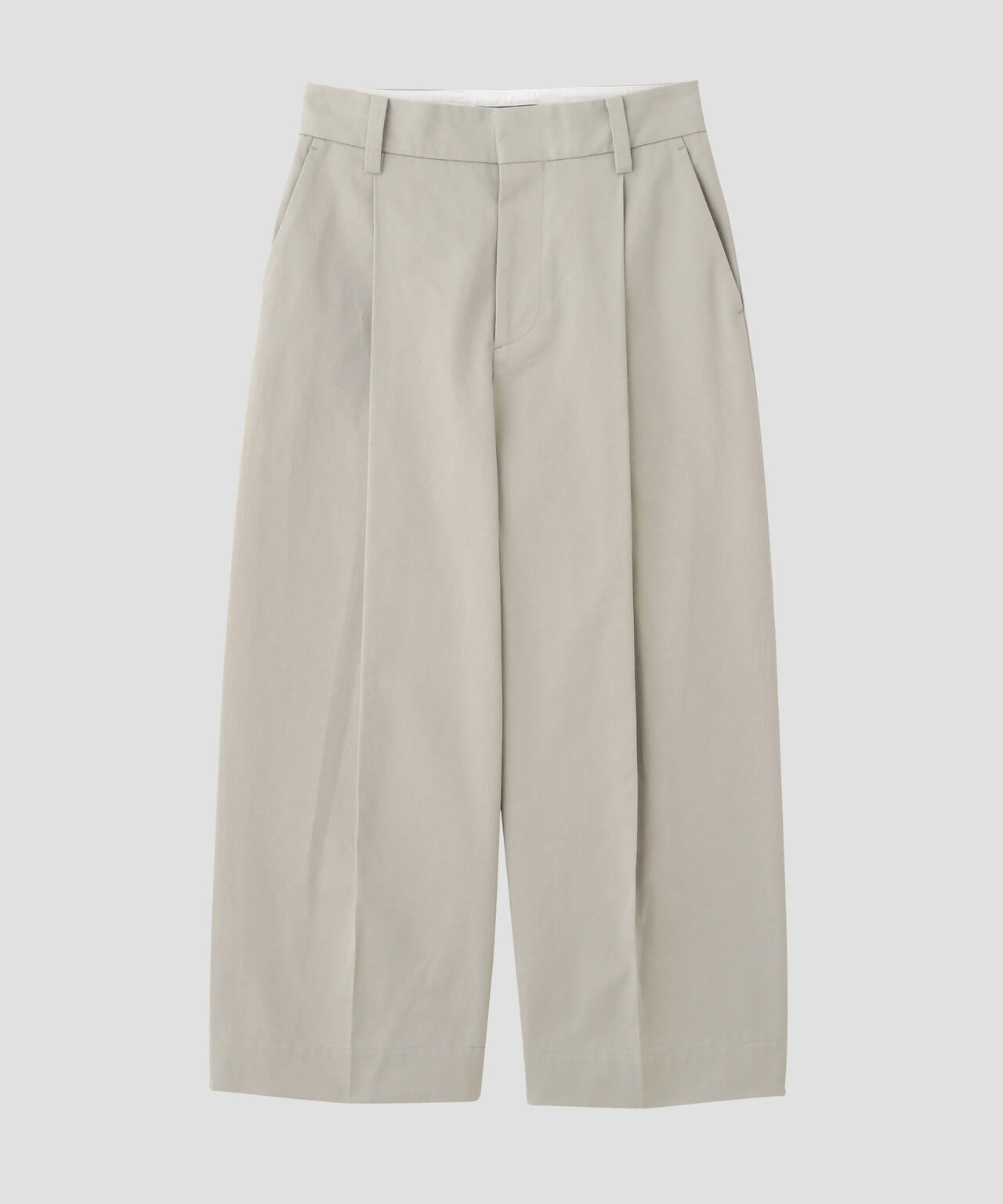 COTTON TWILL TROUSERS