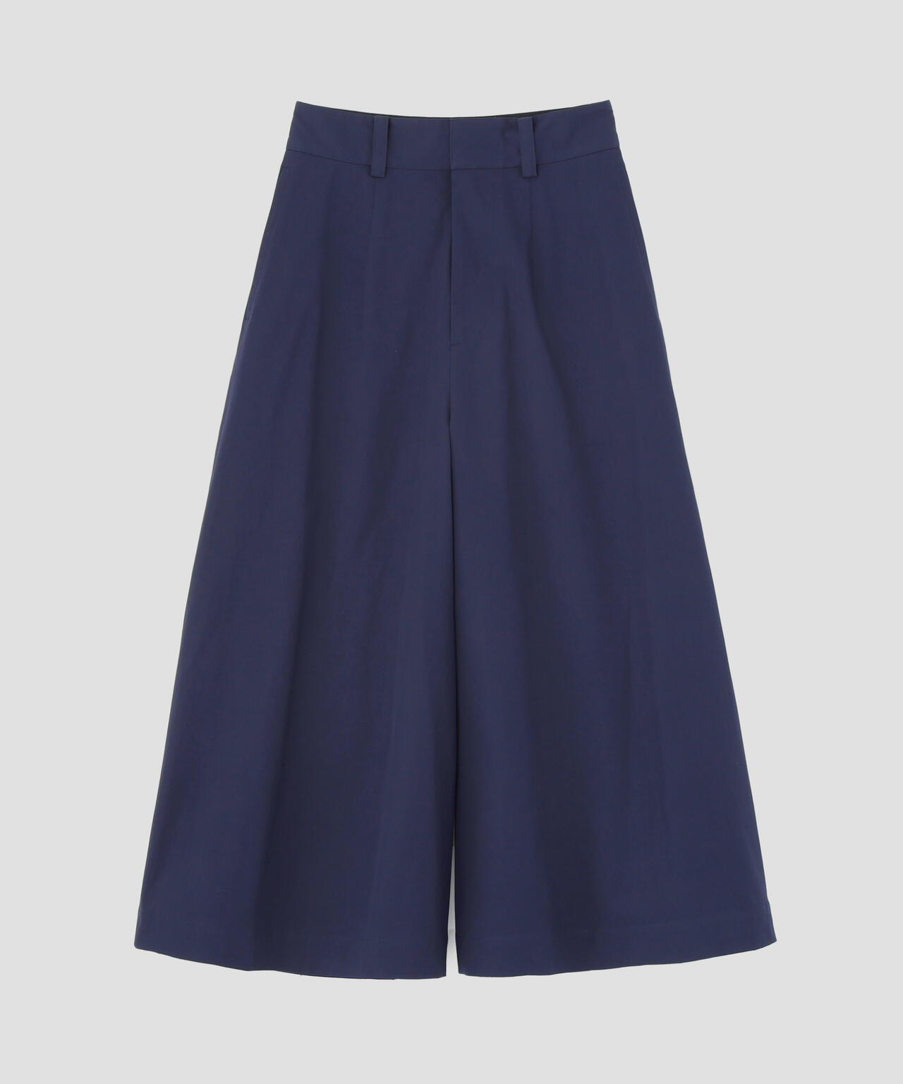 STIFF COTTON TWILL TROUSERS