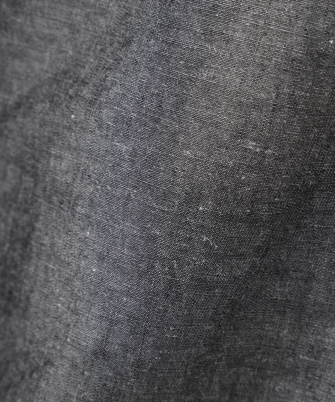 COTTON RAMIE CHAMBRAY TROUSERS