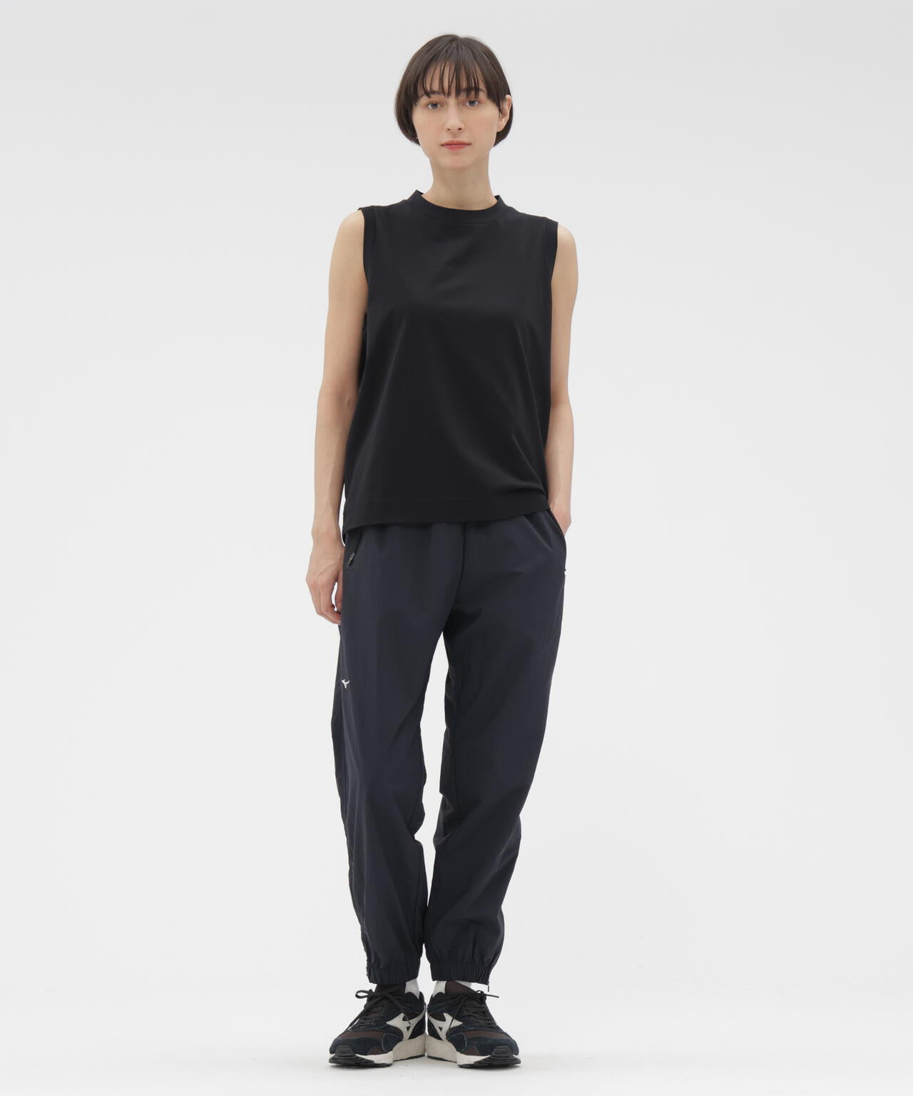 RECYCLED LIGHTWEIGHT NYLON POPLIN TROUSERS