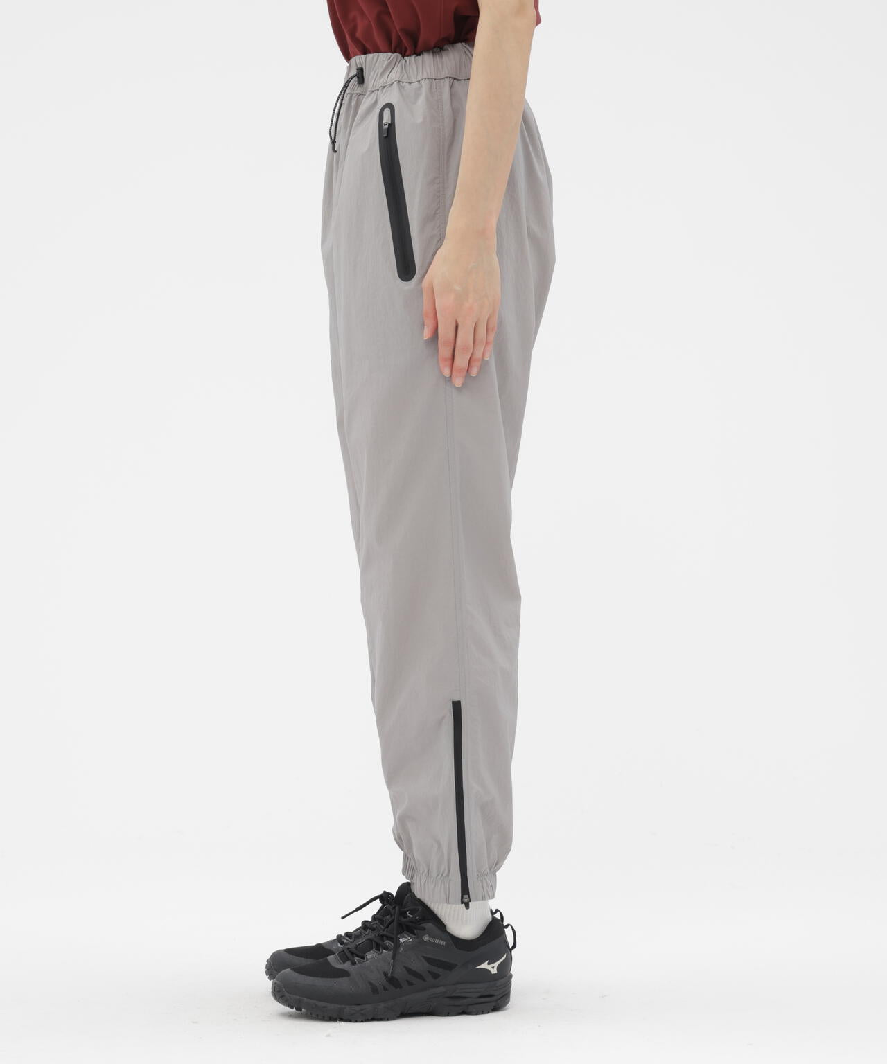 RECYCLED LIGHTWEIGHT NYLON POPLIN TROUSERS