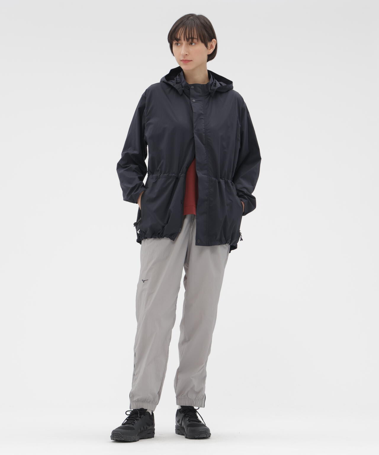RECYCLED LIGHTWEIGHT NYLON POPLIN TROUSERS