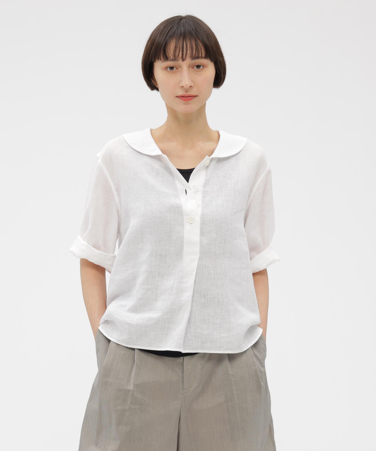 LINEN VOILE SHIRT