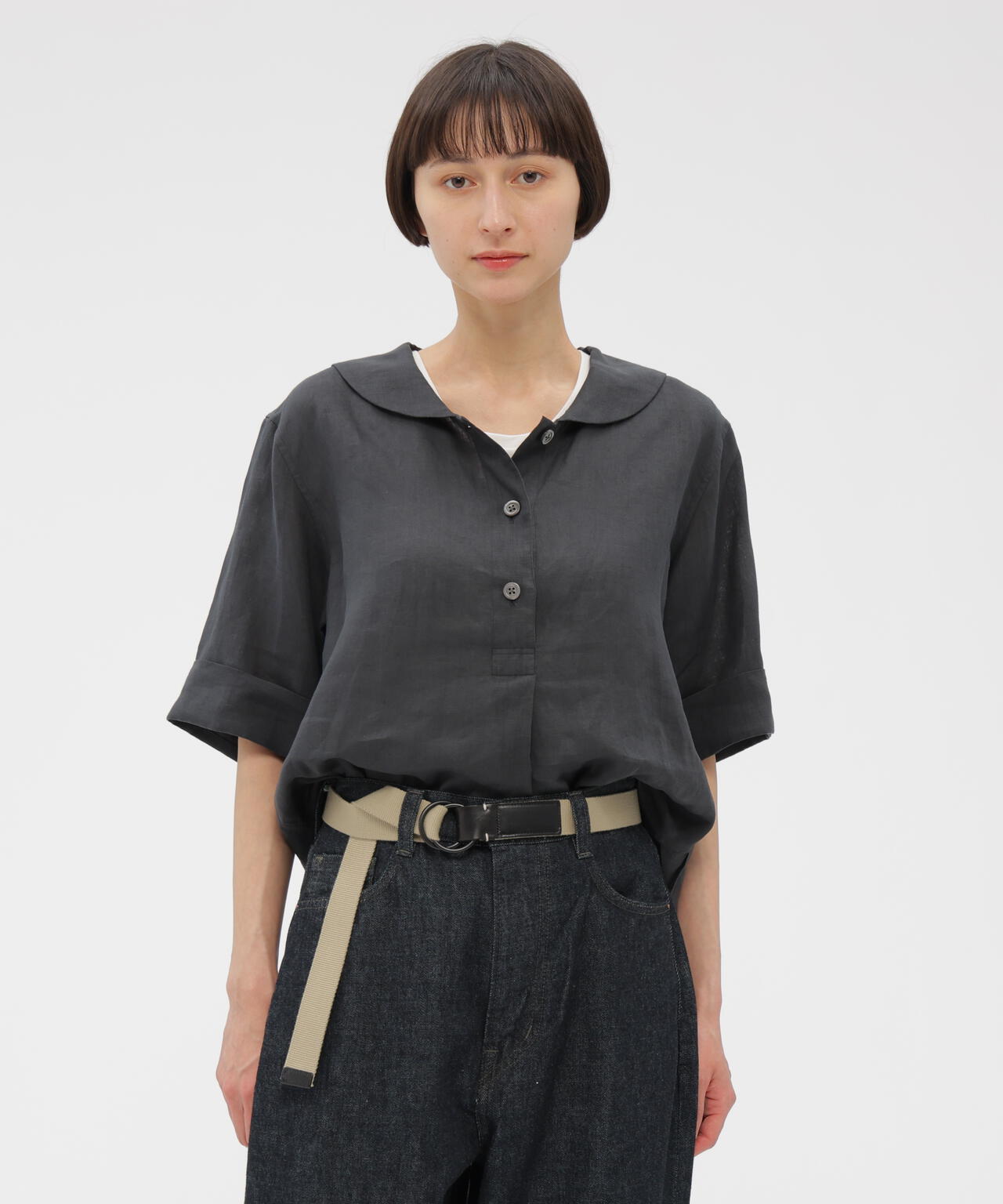 LINEN VOILE SHIRT