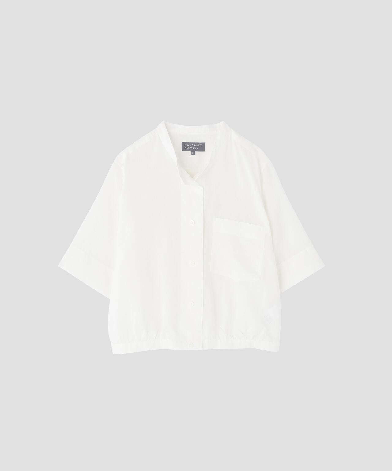 DOUBLE STRIPE COTTON SILK SHIRT