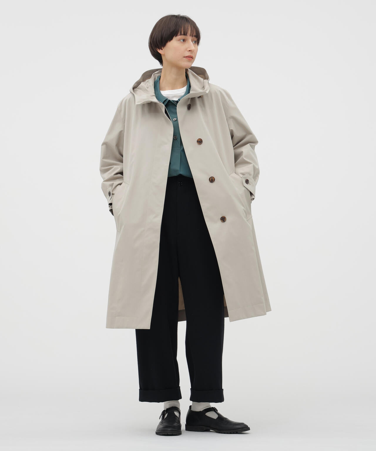 CHAMBRAY COTTON POPLIN SHIRT