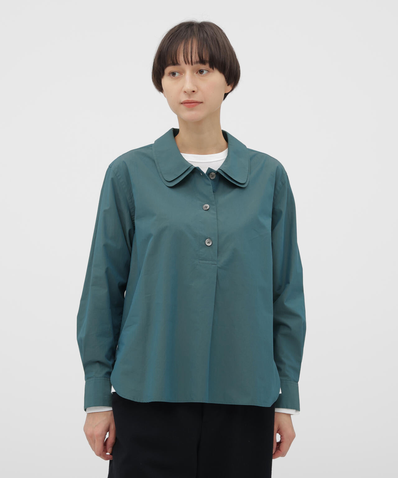 CHAMBRAY COTTON POPLIN SHIRT