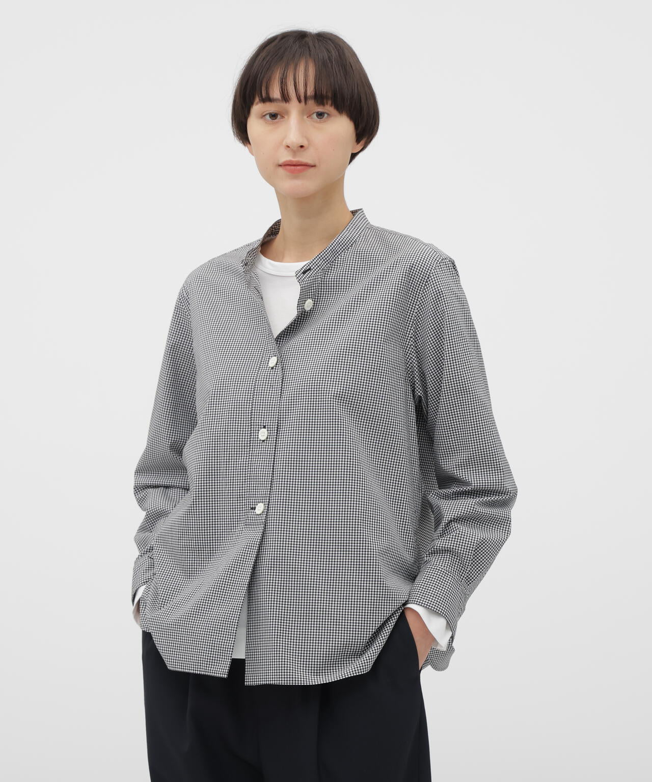 COTTON CHECK SHIRT