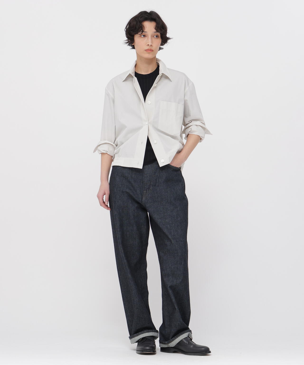 COTTON NYLON POPLIN SHIRT