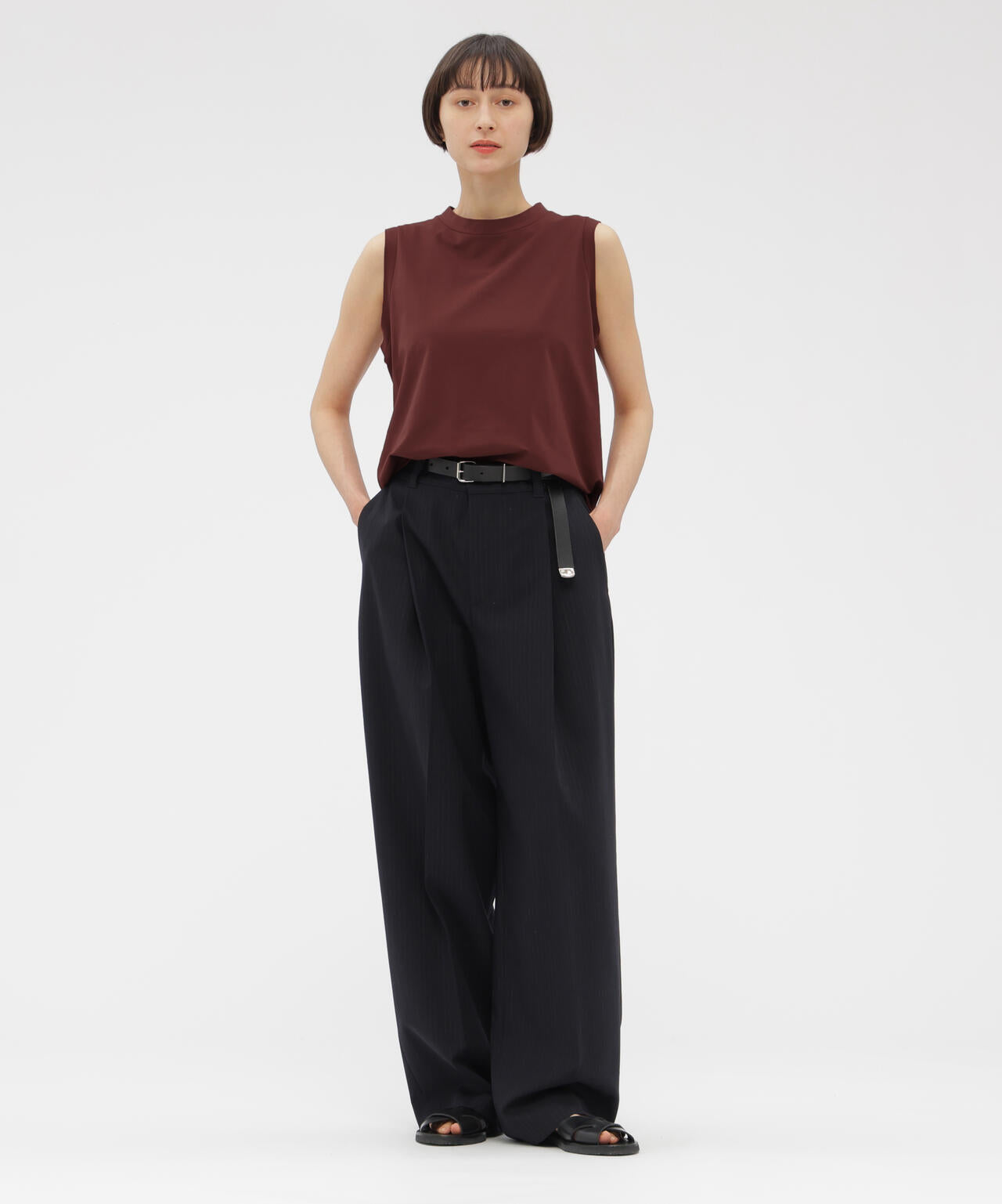 HIGHDENCE PIQUE JERSEY TOP
