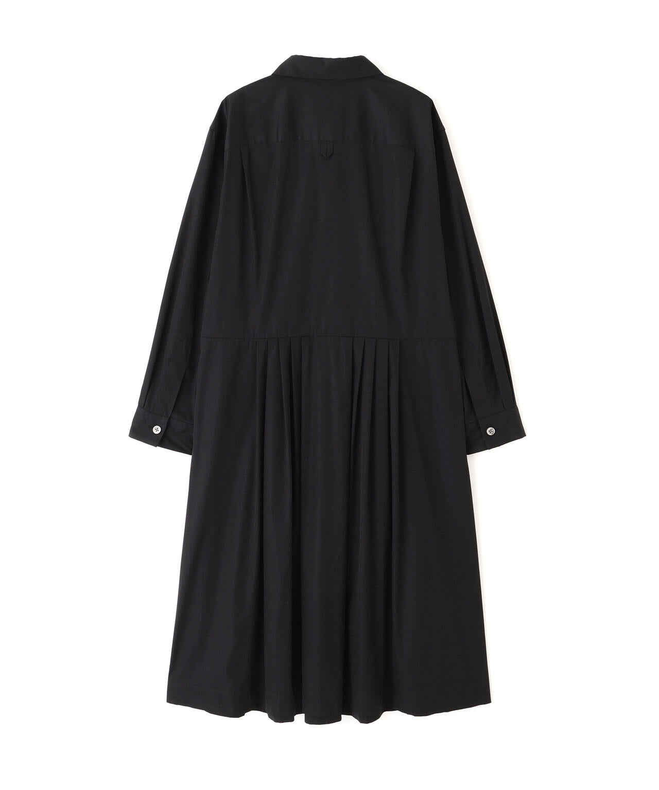 COTTON SILK PLAINWEAVE DRESS