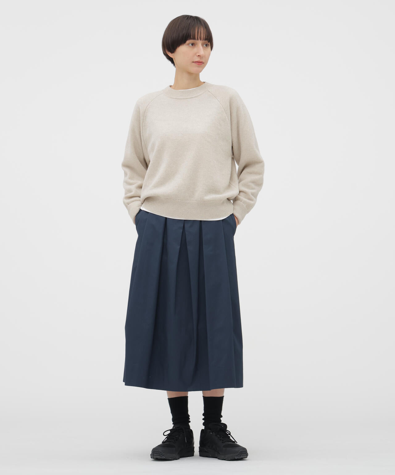 FINE WOOL LOOPBACK KNITWEAR