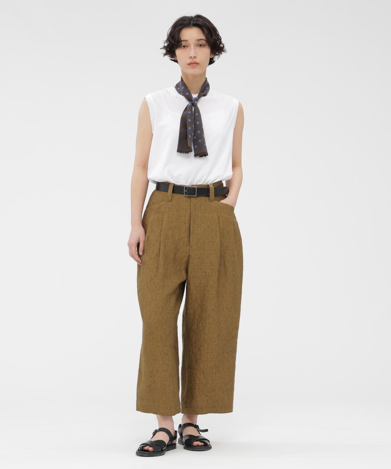 PLAIN COTTON JERSEY TOP