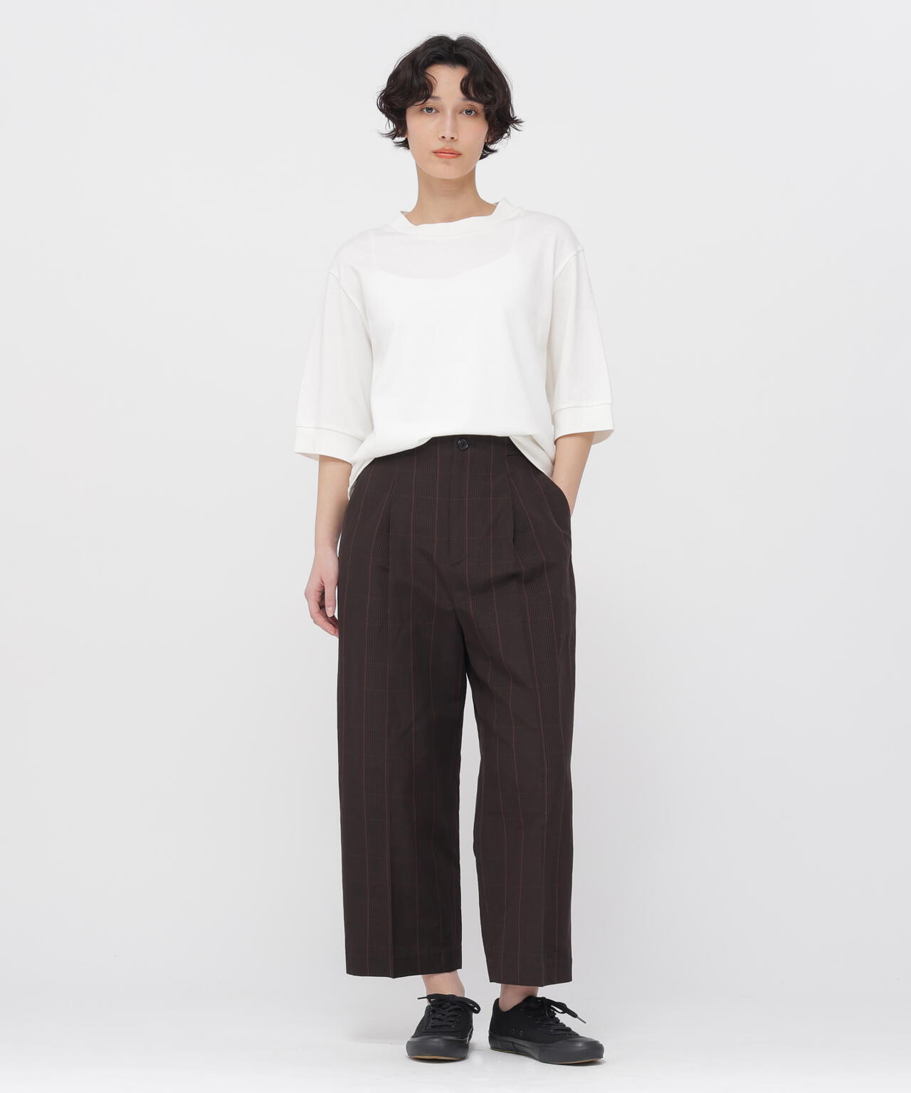 TWIST COTTON JERSEY TOP