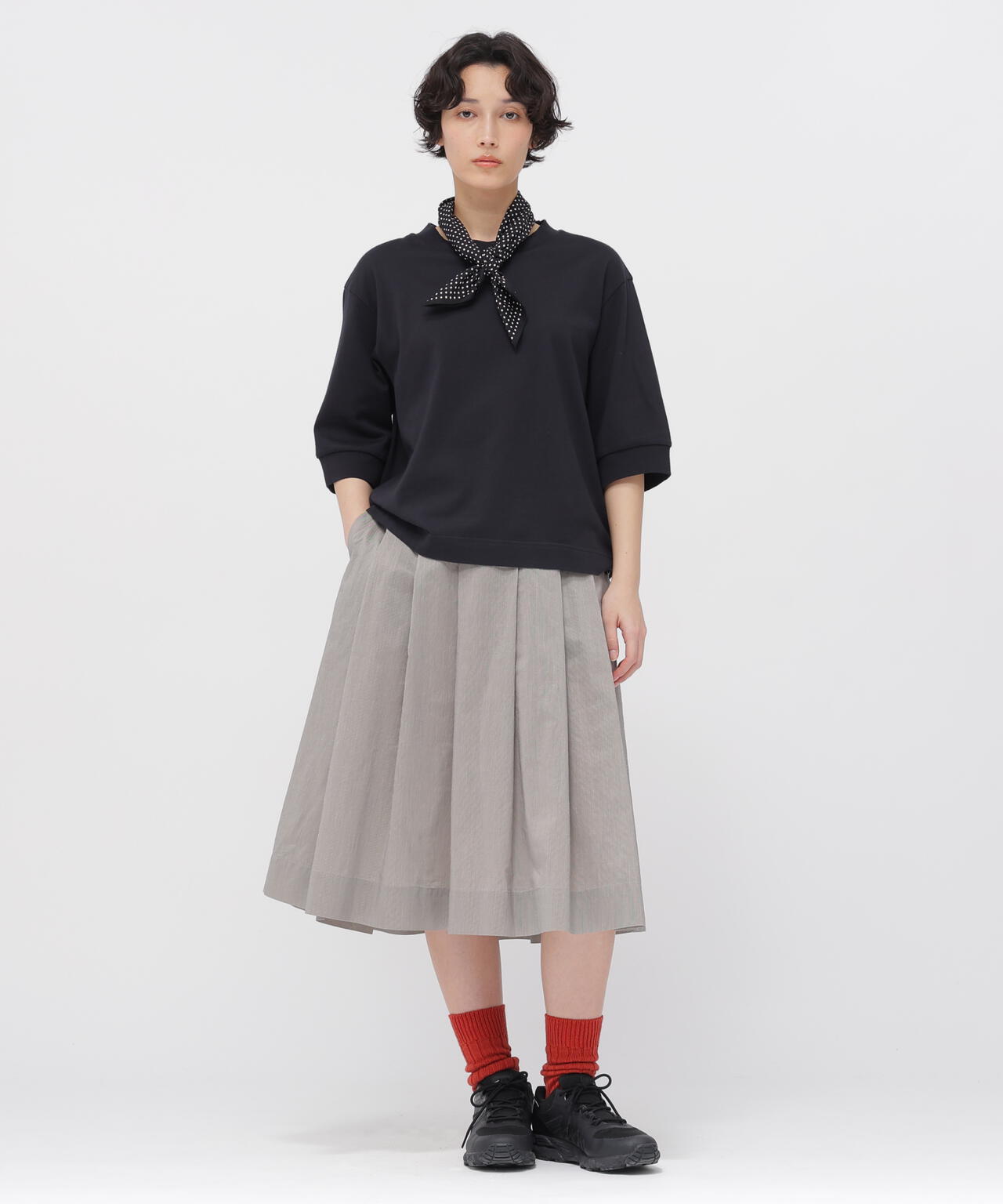 TWIST COTTON JERSEY TOP