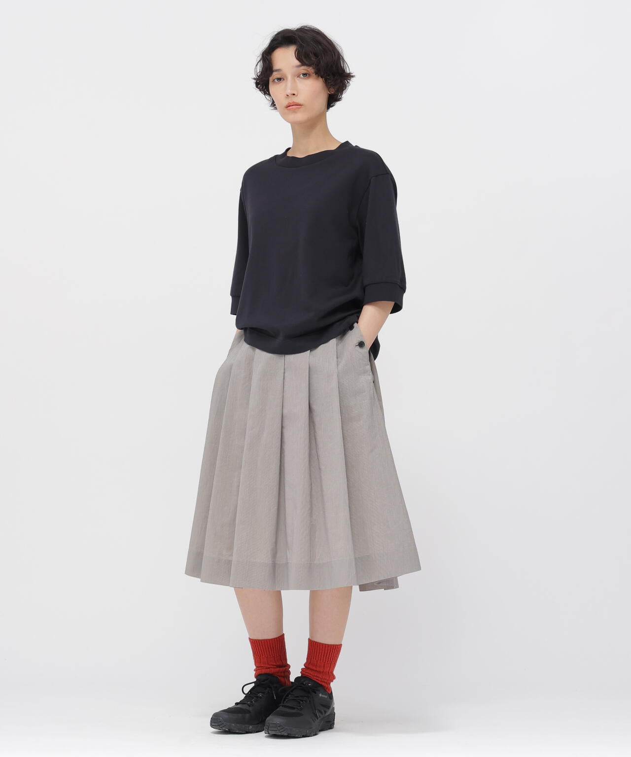 TWIST COTTON JERSEY TOP