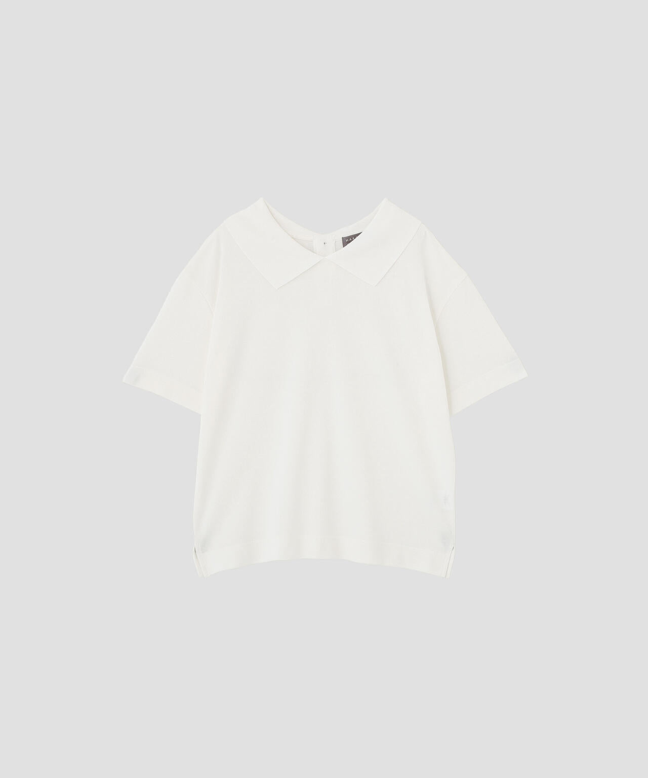 COTTON LINEN PIQUE JERSEY TOP
