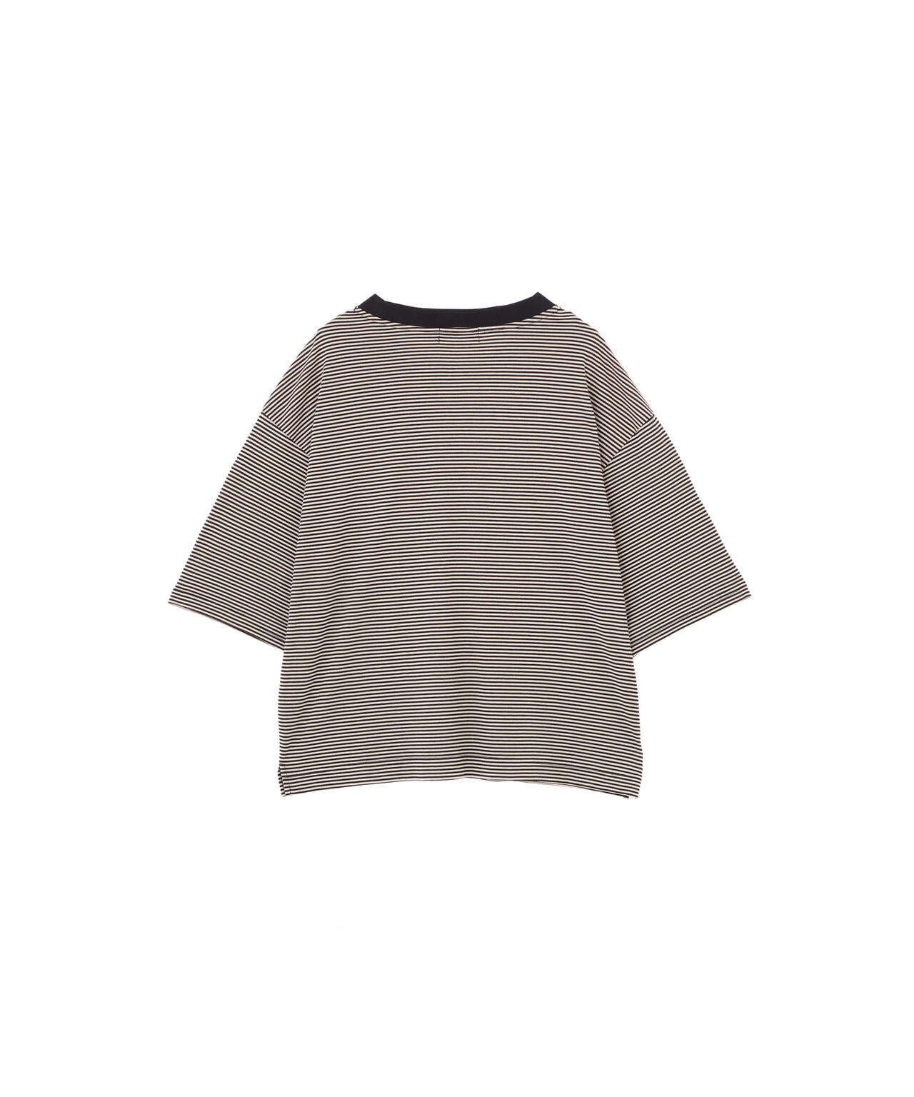 COTTON MINI STRIPE JERSEY TOP