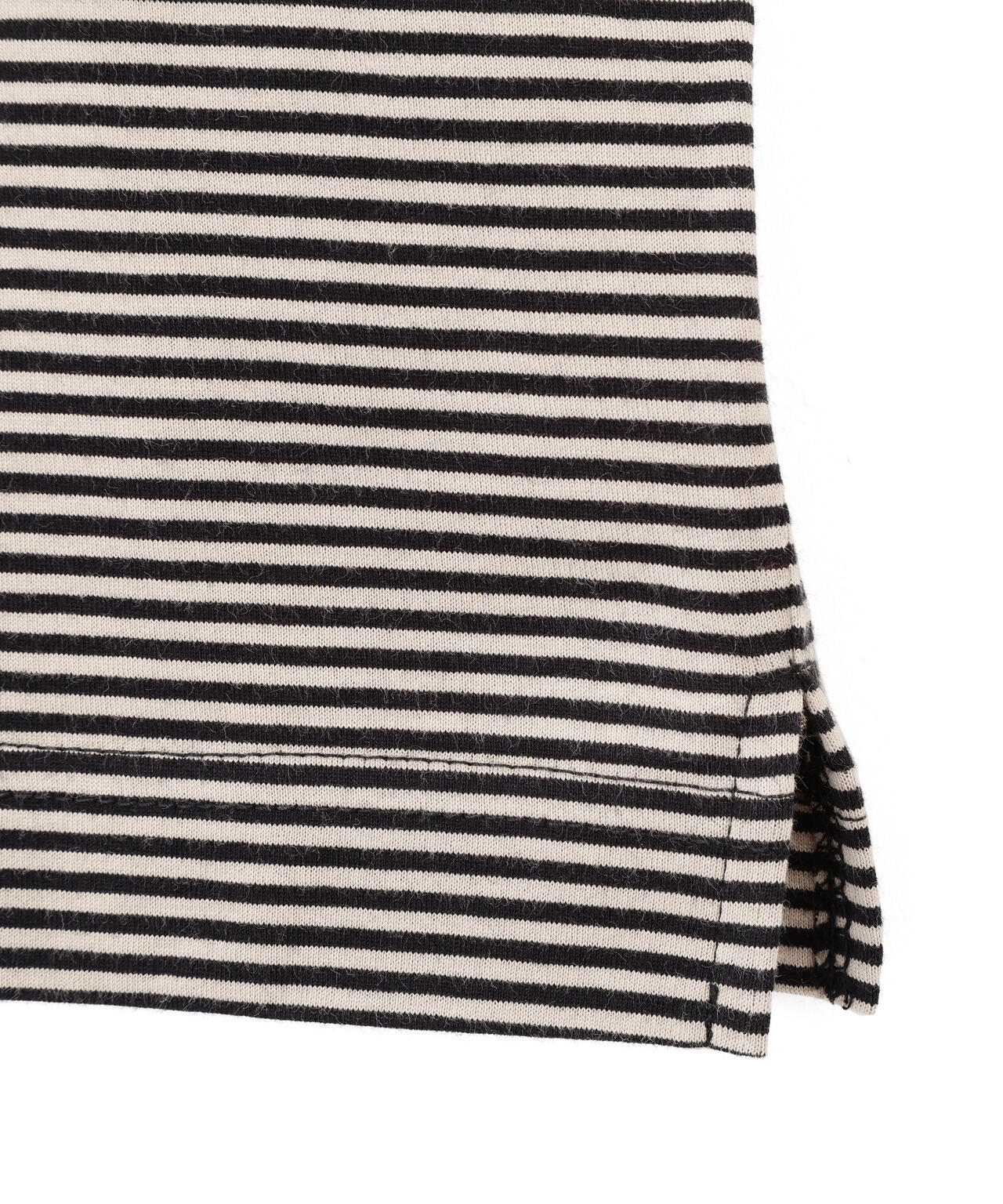 COTTON MINI STRIPE JERSEY TOP
