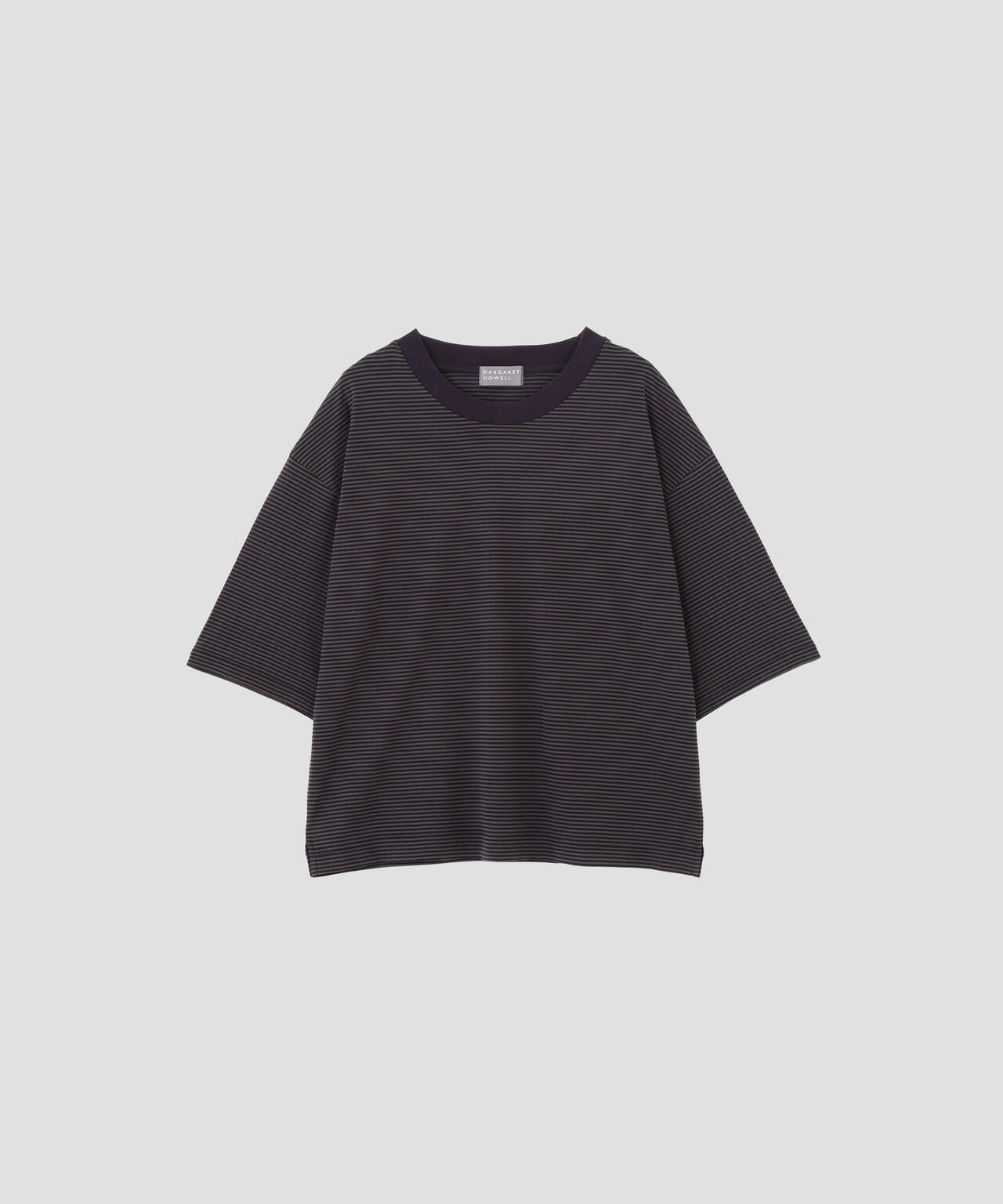 COTTON MINI STRIPE JERSEY TOP