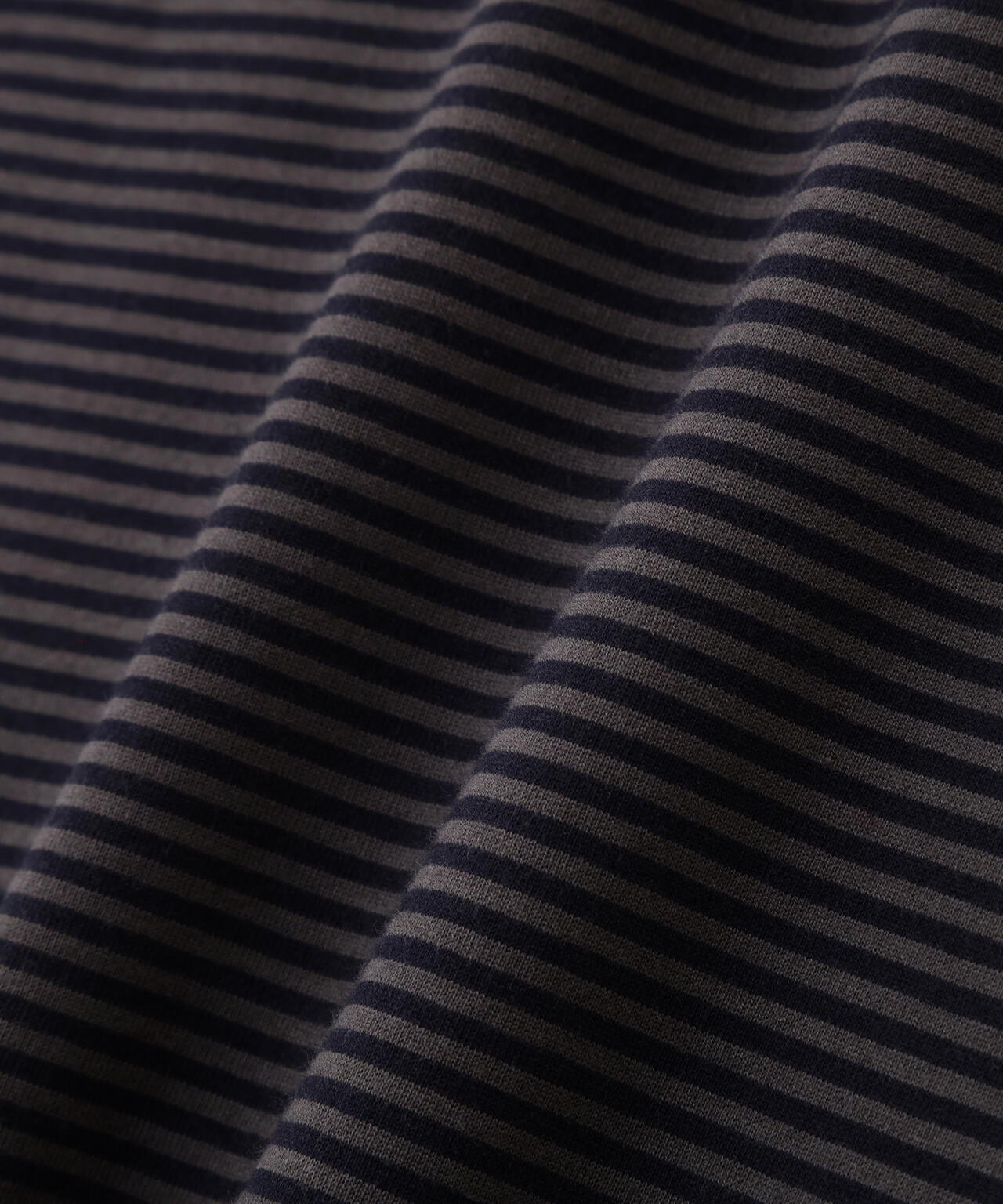COTTON MINI STRIPE JERSEY TOP