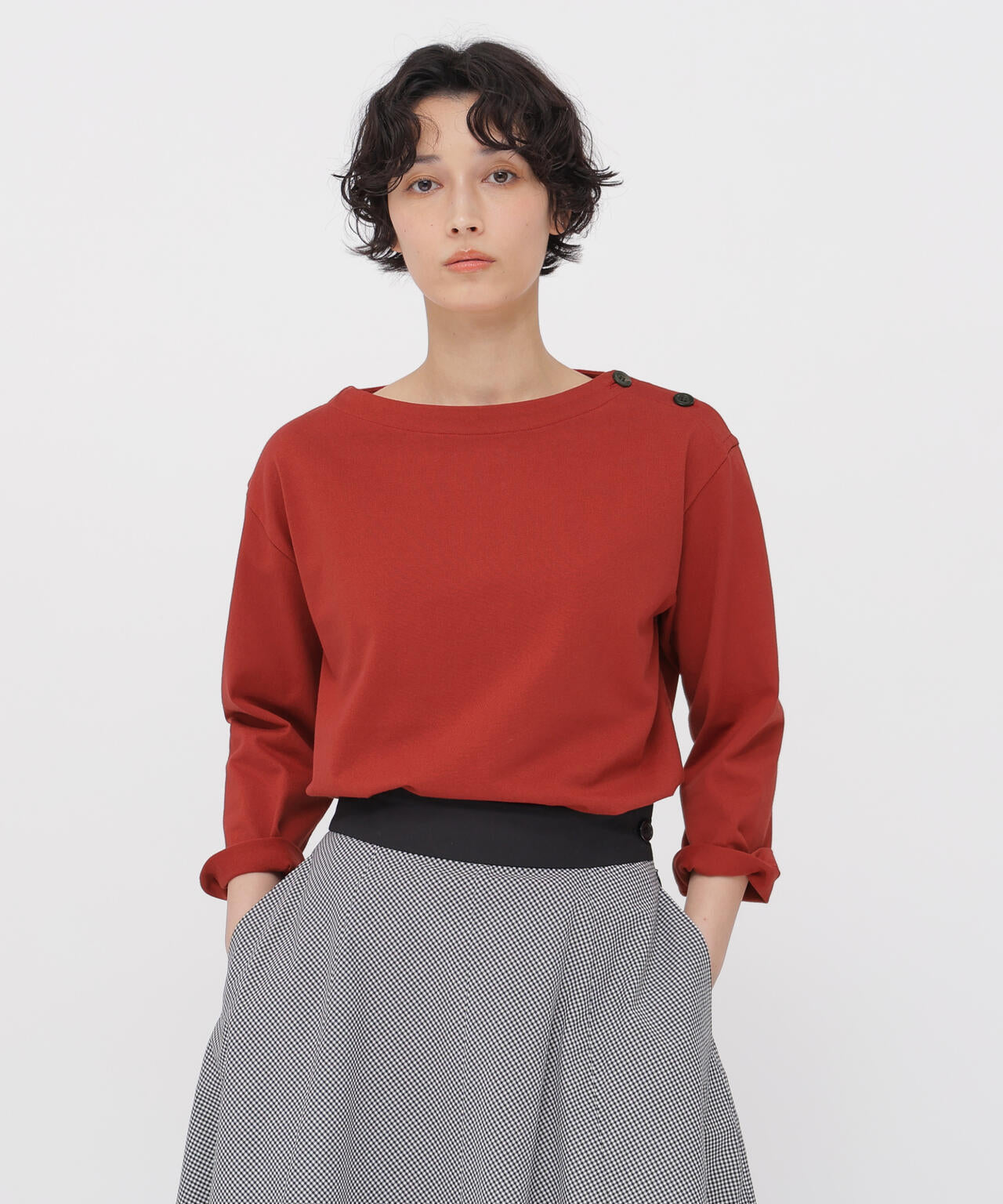 TOUGH COTTON JERSEY TOP